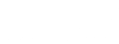 Logo Reflex Online Maakt Ontmoeten Makkelijk wit outline